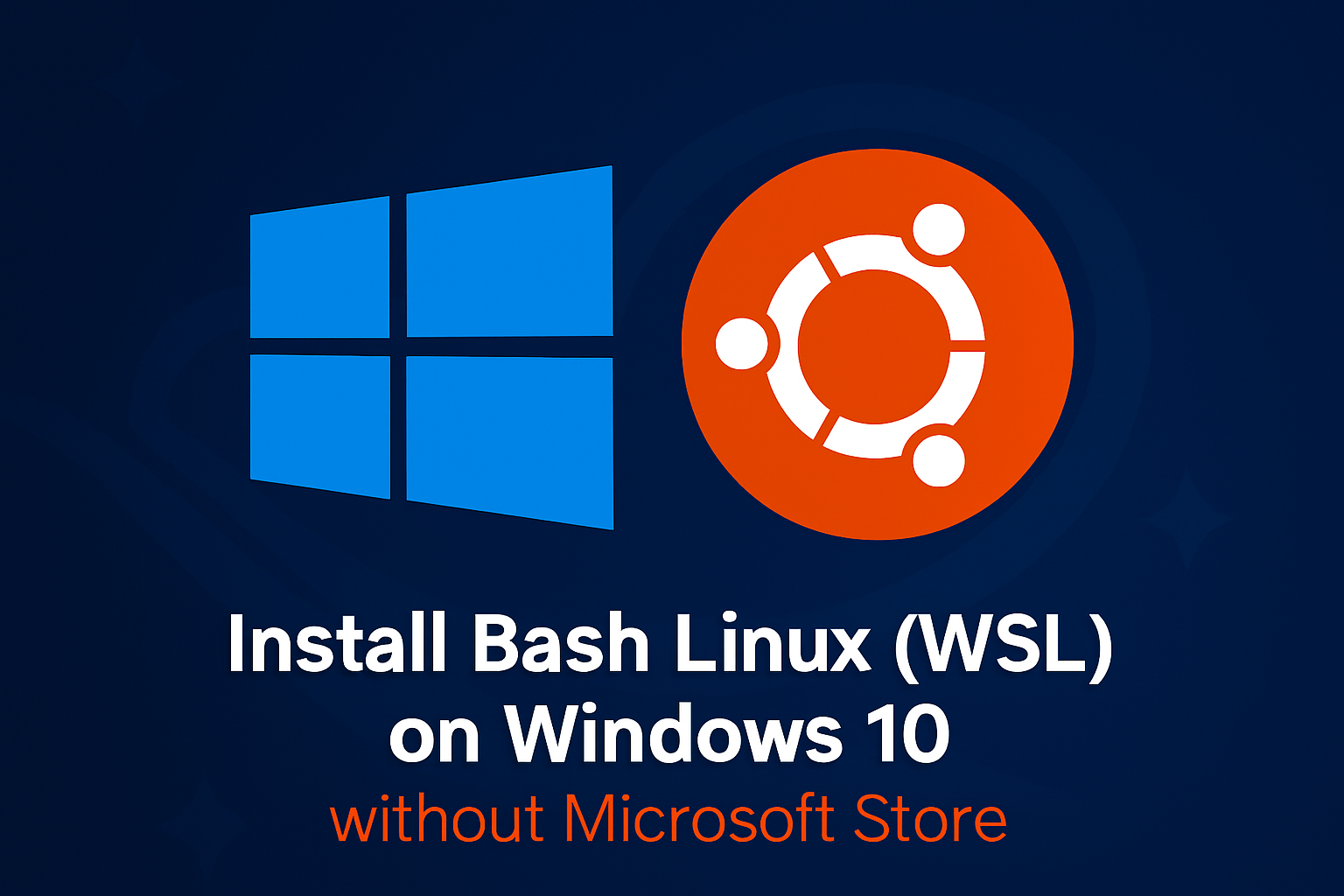 آموزش نصب Bash لینوکس (WSL) روی ویندوز 10 بدون نیاز به Microsoft Store